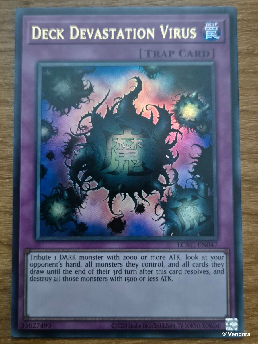 yugioh deck devastation virus Yu-Gi-Oh PSA9 FET-JP058 Ultimate Rare Japanese and all cards he/she draws (until the end of your opponents 3rd turn after this cards activation) Deck Devastation Virus Flaming Eternity