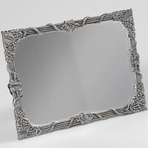 Belle Époque Table Mirror like new with silver frame