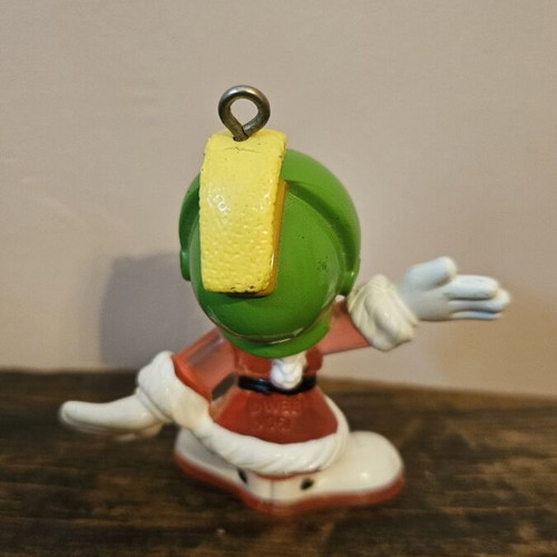 Marvin the Martian figure used, vintage 1996 Warner Bros Christmas