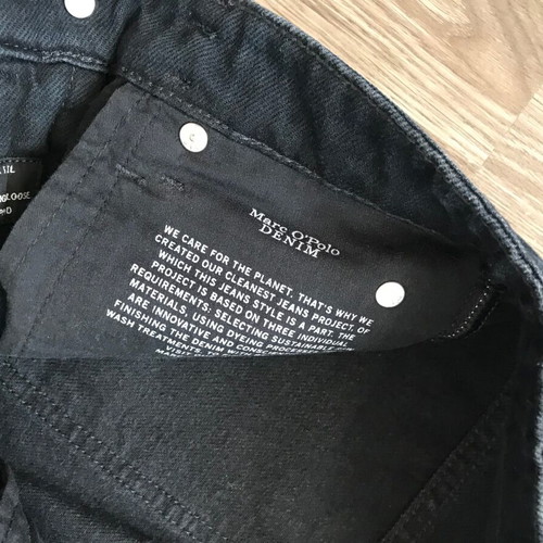 Marc O’Polo high waisted wide leg jeans new, size 25, black