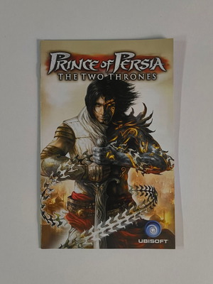 Prince of Persia The Two Thrones PS2 manual used, English edition