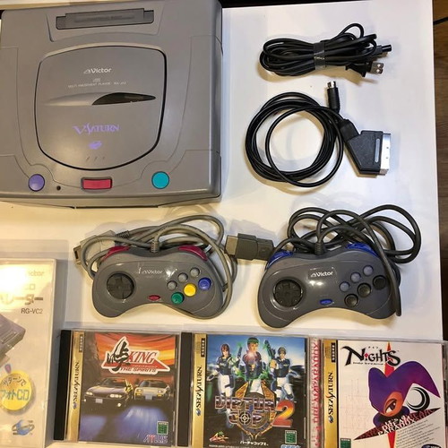 Victor Saturn RG-JX2 Console like new with 2 joysticks and 3 games