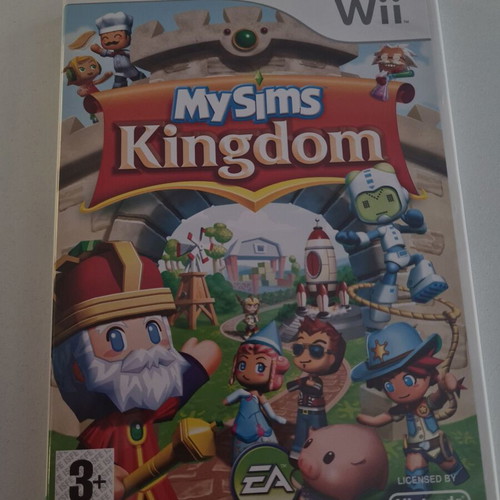 Wii My Sims Kingdom used, box and disc with marks