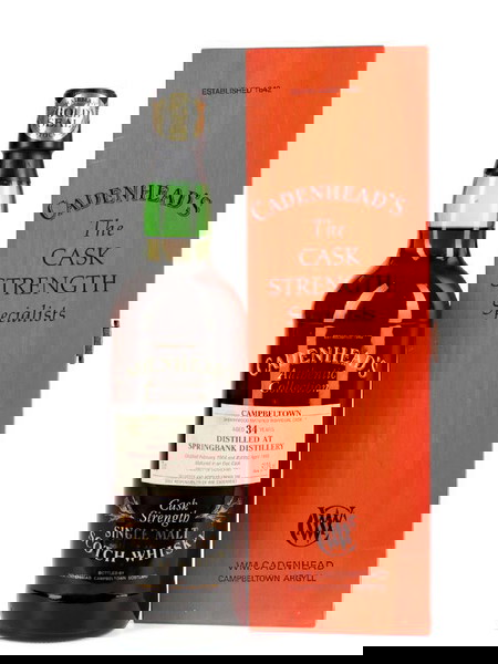 Cadenhead's Springbank 34-годишно едносортово шотландско уиски