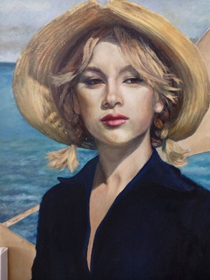 Oil painting on canvas 45 x 35 cm like new