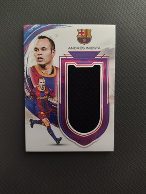 Futera Barcelona Andrés Iniesta φορεμένο πατσακι /7