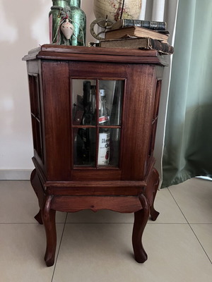 Wooden mini bar table used