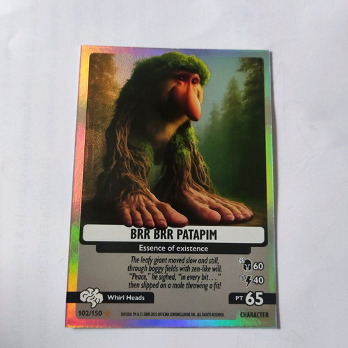 Panini italian Brainrot card no102 like new