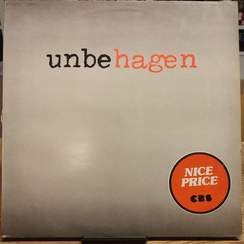 UnbeHagen vinyl LP used, New Wave, Synth-pop album