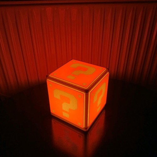 Super Mario Question Block Lamp like new