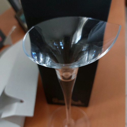 Rosenthal crystal candle holder used