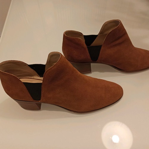 ZARA leather ankle boots size 41 like new
