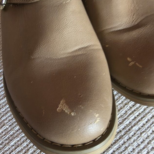 Summer ankle boots beige size 37 used with minor wear
