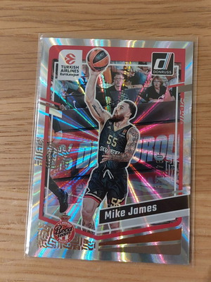 Panini Donruss Euroleague 2023-2024 Mike James Holo Laser card like new