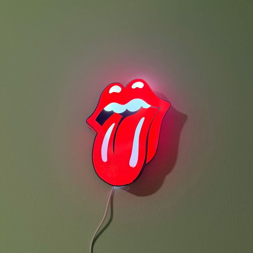 Rolling Stone Kiss Lightbox like new with led lights