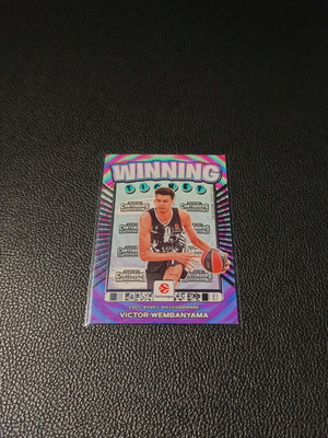 Panini Euroleague Contenders Winning Ticket Victor Wembanyama 2025-2026 like new