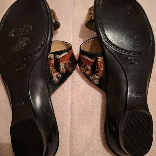 Vintage leather sandals size 38 like new