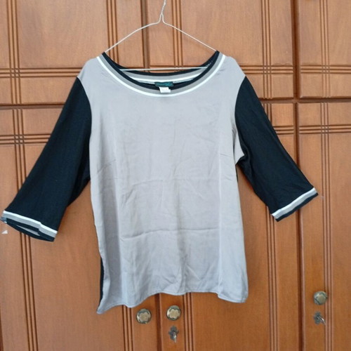 Women's T-shirt Creation used, size 3XL, black and gray
