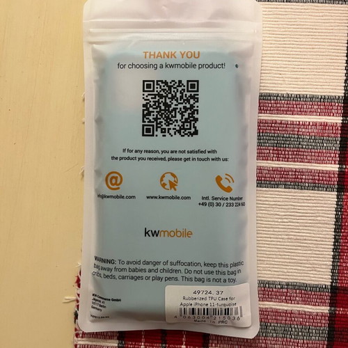 iPhone 11 case new in turquoise color