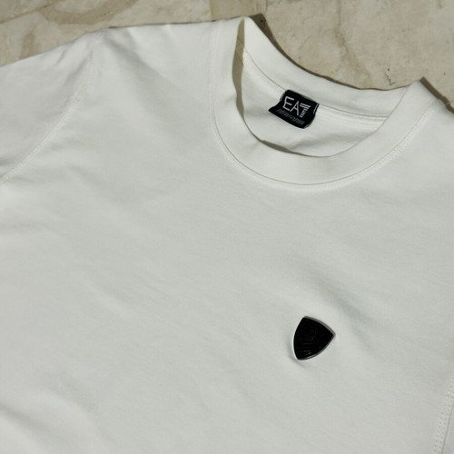 Emporio Armani EA7 white T-shirt, medium size