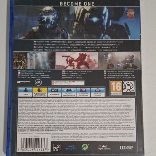 Titanfall 2 PS4 game used