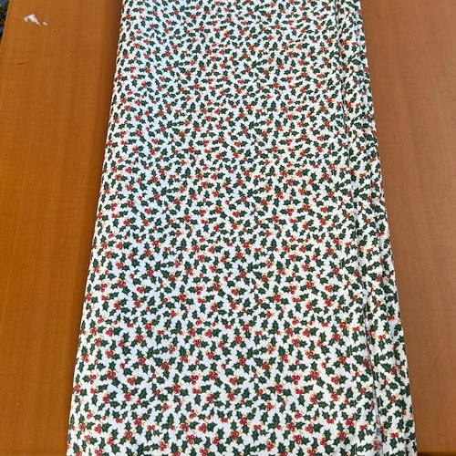 Tablecloth with Christmas Holly Pattern 170x220cm new