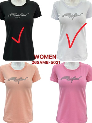 Women's blouse new in black, white, pink and peach colors