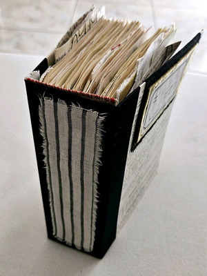 Handmade notebook for notes, thoughts, and ideas