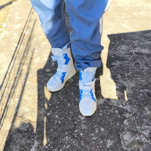 Champion athletic boots like new, size 39, white and blue