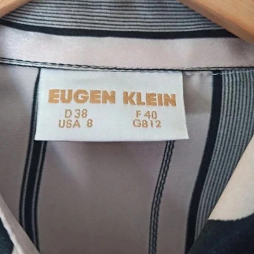 Eugen Klein women's striped shirt size Small like new
