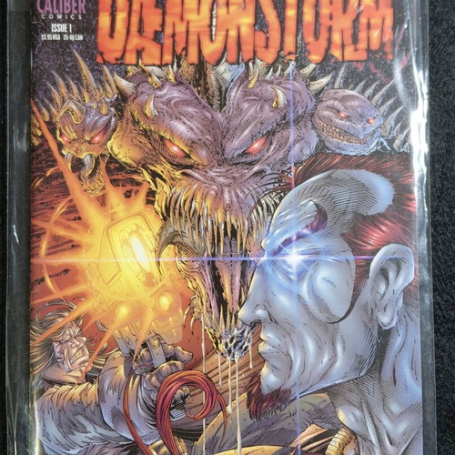 Daemonstorm #1 like new, 1st print, Caliber Comics