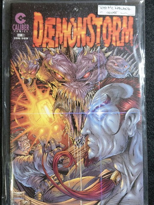 Daemonstorm #1 like new, 1st print, Caliber Comics
