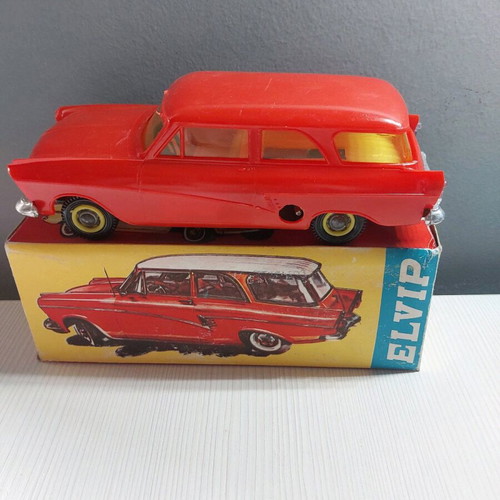 Ford Trunus Station Wagon wind-up toy car Elvip Toys new