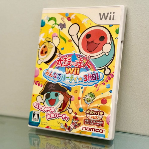 Taiko no Tatsujin Minna de Party 3rd Generation Nintendo Wii game like new