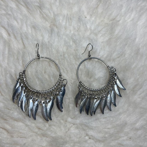Silver earrings like new