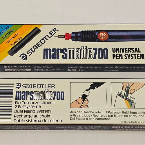 Staedtler 0.5 Rapidograph pen new, pack of 2
