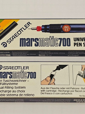 Staedtler 0.5 Rapidograph pen new, pack of 2