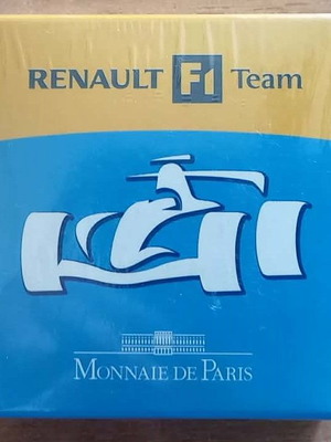 Νόμισμα Γαλλίας 1½ Euro 2006 Renault F1 PROOF 22,2γρ. 900 Ασήμι σε σφραγισμένο κουτί καινούργιο