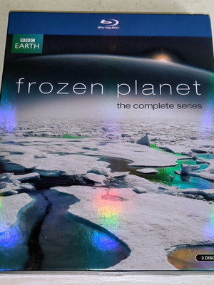 Frozen Planet Blu-Ray 3-disc set like new, documentary with subtitles