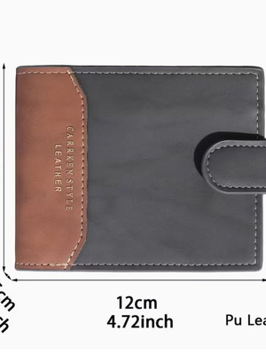 Men's wallet new PU leather with slim design
