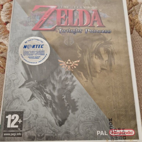 The Legend of Zelda Twilight Princess empty game box