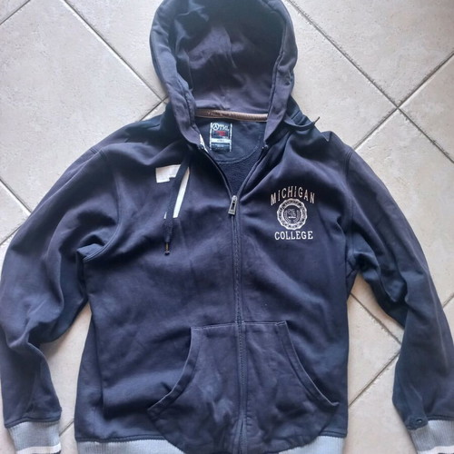 Ζακέτα Hoodie Michigan College μέγεθος L μεταχειρισμένη, μπλε