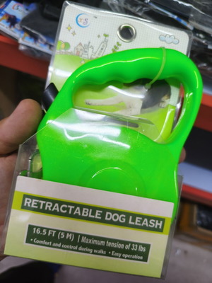 Retractable dog leash, 5 m