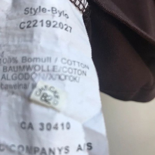 InWear women's cotton short-sleeve blouse like new, brown, size S