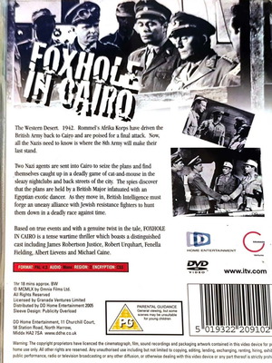 Foxhole in Cairo DVD μεταχειρισμένο, ταινία περιπέτειας δράμα χωρίς υπότιτλους