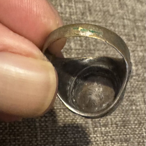 Collectible historic ring used, German 1930-1945 with swastika