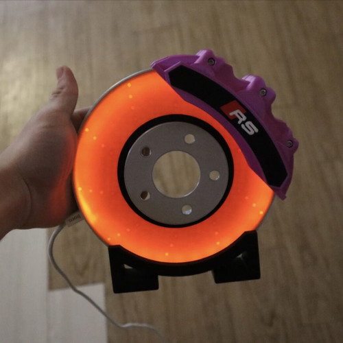 BrakeGlow 3D Illuminated Car Brake Disc with LED Lighting new