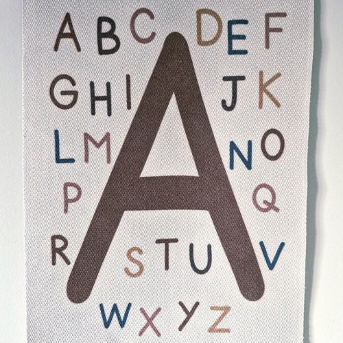 Children's hanging wall decoration ABC like new