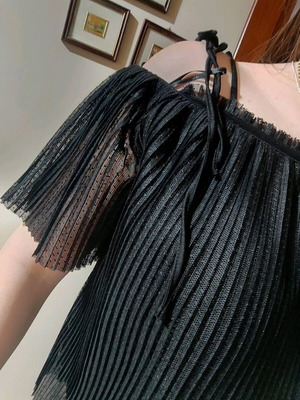 Blouse Mango new, black, size M
