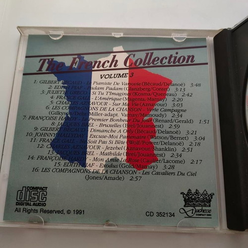 The French Collection Volume 3 CD 1991 like new